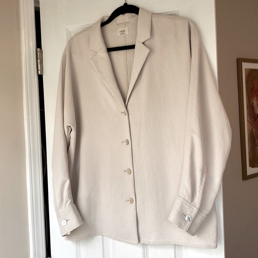 Aritzia freeform oversized shirt top